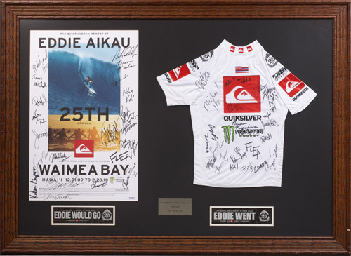 SignedEddieJerseyAndPoster