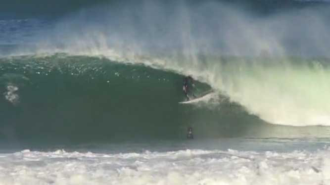 Jeremy in his front yard. There's no place like your home break when the waves are on.