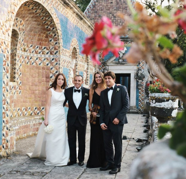 Matilde, Tiago, Miky Picon and fiance, Filipa Hamilton