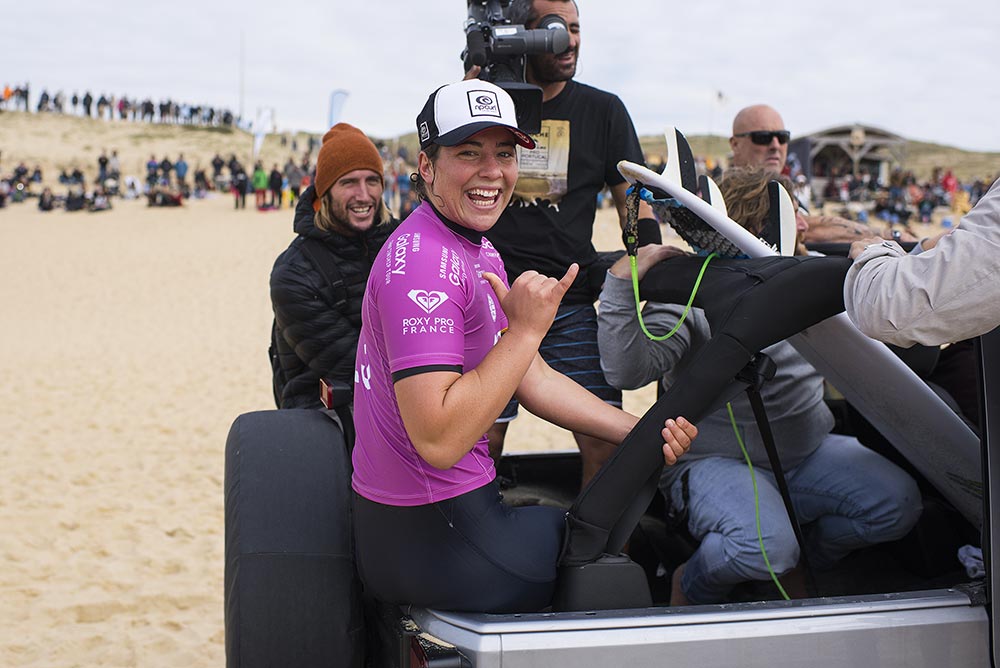 Congratulations Tyler Wright, winner of the 2015 ROXY Pro France!