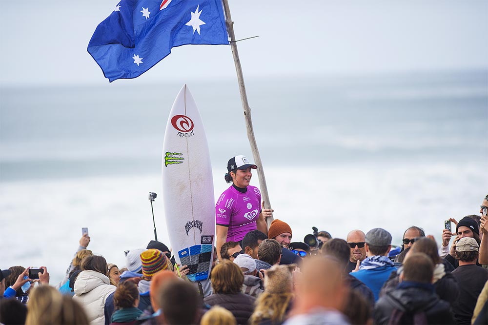 Congratulations Tyler Wright, winner of the 2015 ROXY Pro France!