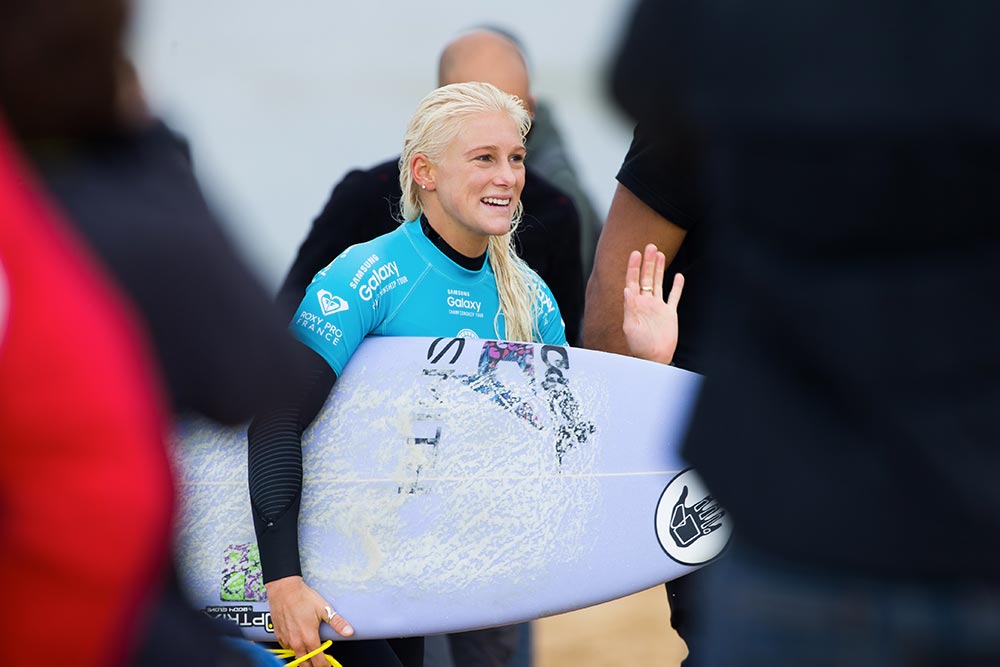 Congratulations Tyler Wright, winner of the 2015 ROXY Pro France!