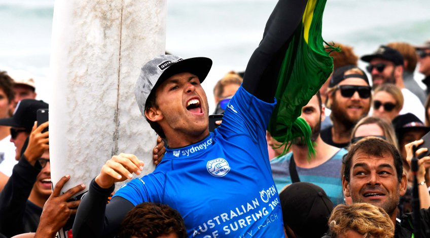 Jesse Mendes Wins The Australian Open Of Surfing