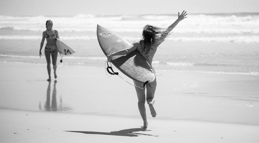 Cooling off in Cabarita during the #ROXYpro