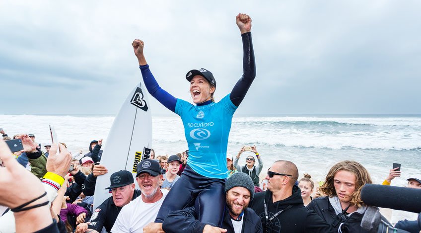 Stephanie Gilmore claims her 4th Bells Beach Title