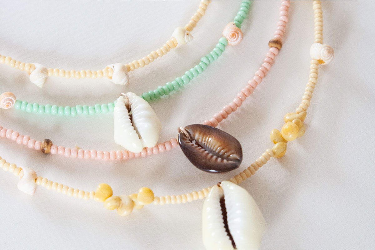 Homemade on sale shell necklace