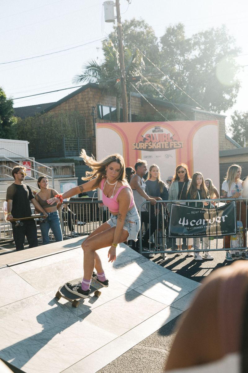 ROXY GrlSwirl Carver SurfSkate Fest Venice Beach, California