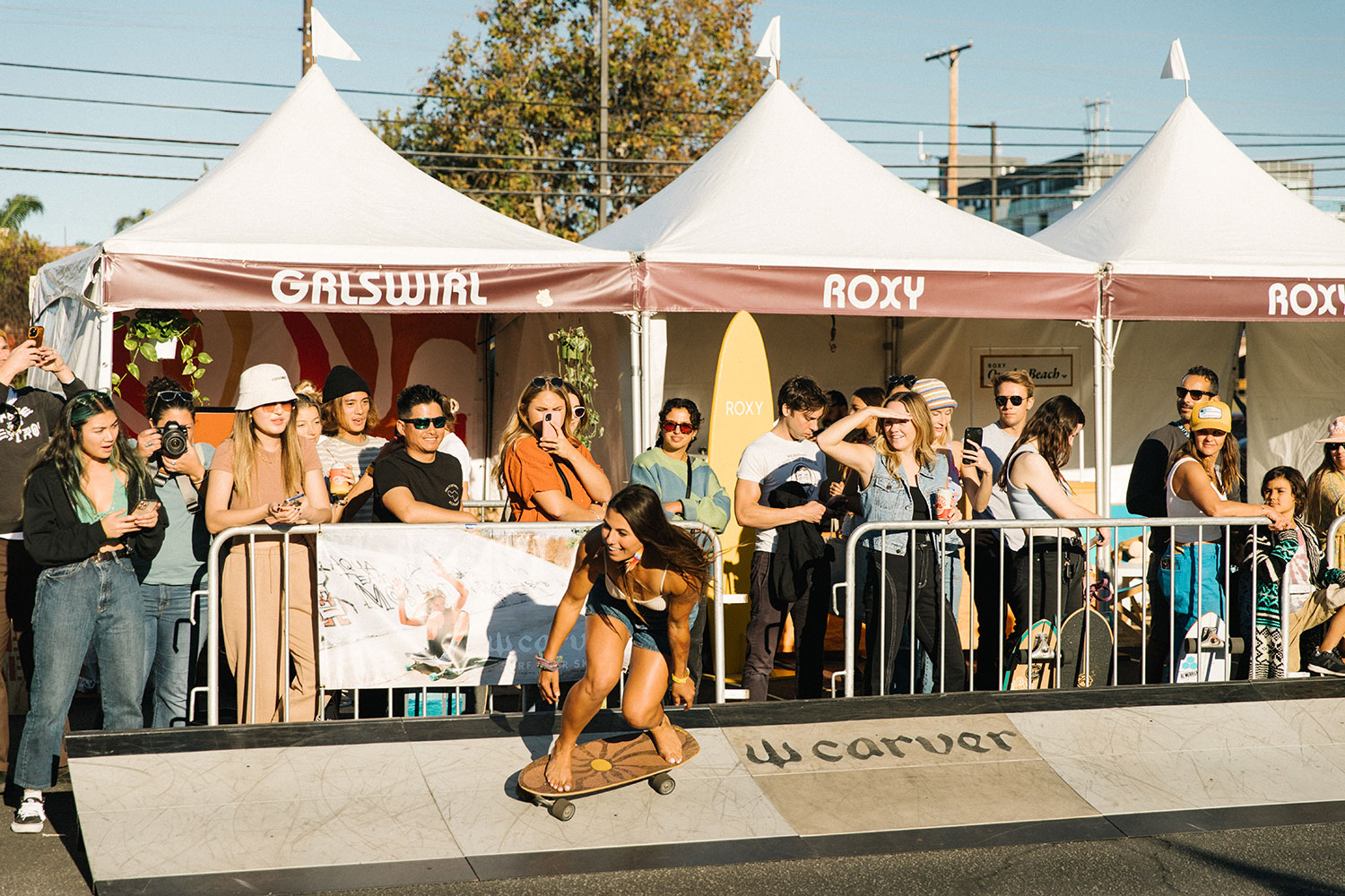 ROXY GrlSwirl Carver SurfSkate Fest Venice Beach, California