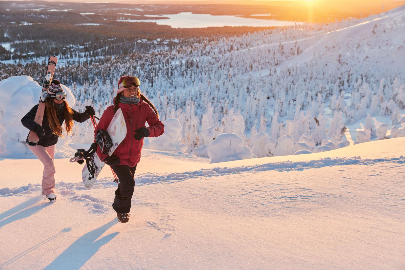 From Hawaii to Lapland with Mainei & Malu Kinimaka in ROXY WARMLink