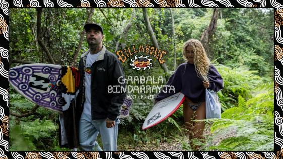 OTIS CAREY X BILLABONG GALLERY COLLECTION - “GAABALA BINDARRAYJA” WEST UP RIVER